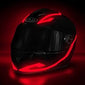 LED PARA CASCO DE MOTO ROJO