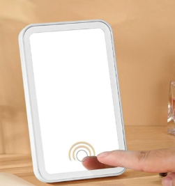 Espejo De Maquillaje Táctil Con Luz Led